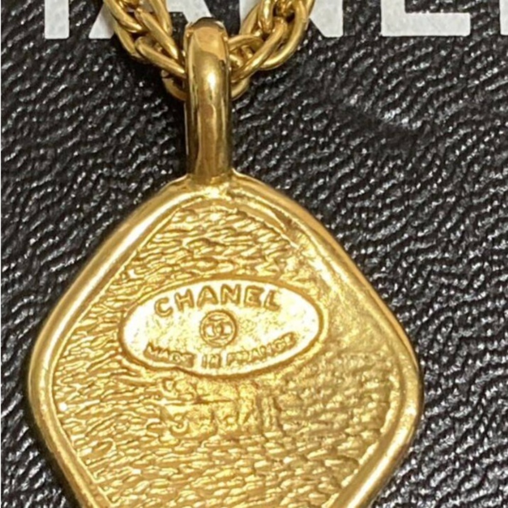 Chanel Vintage Coco Mark Cambon gold plated necklace with COA - Picture 4 of 6